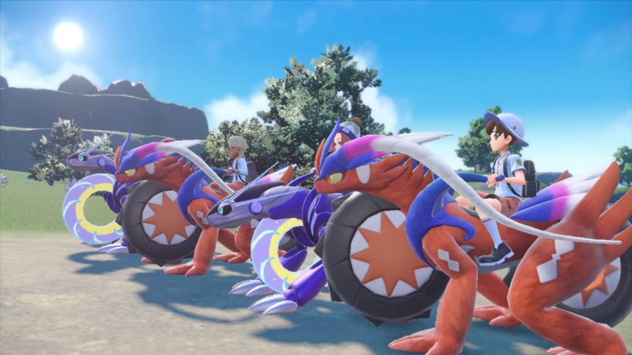 Las monturas legendarias de Pokémon Escarlata y Púrpura se dejan ver en un nuevo vídeo