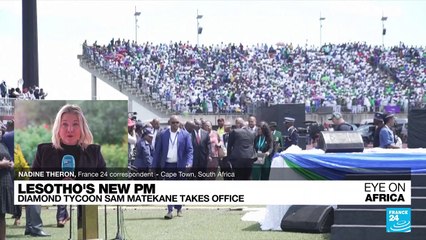 Lesotho's new PM: Diamond tycoon Sam Matekane takes office