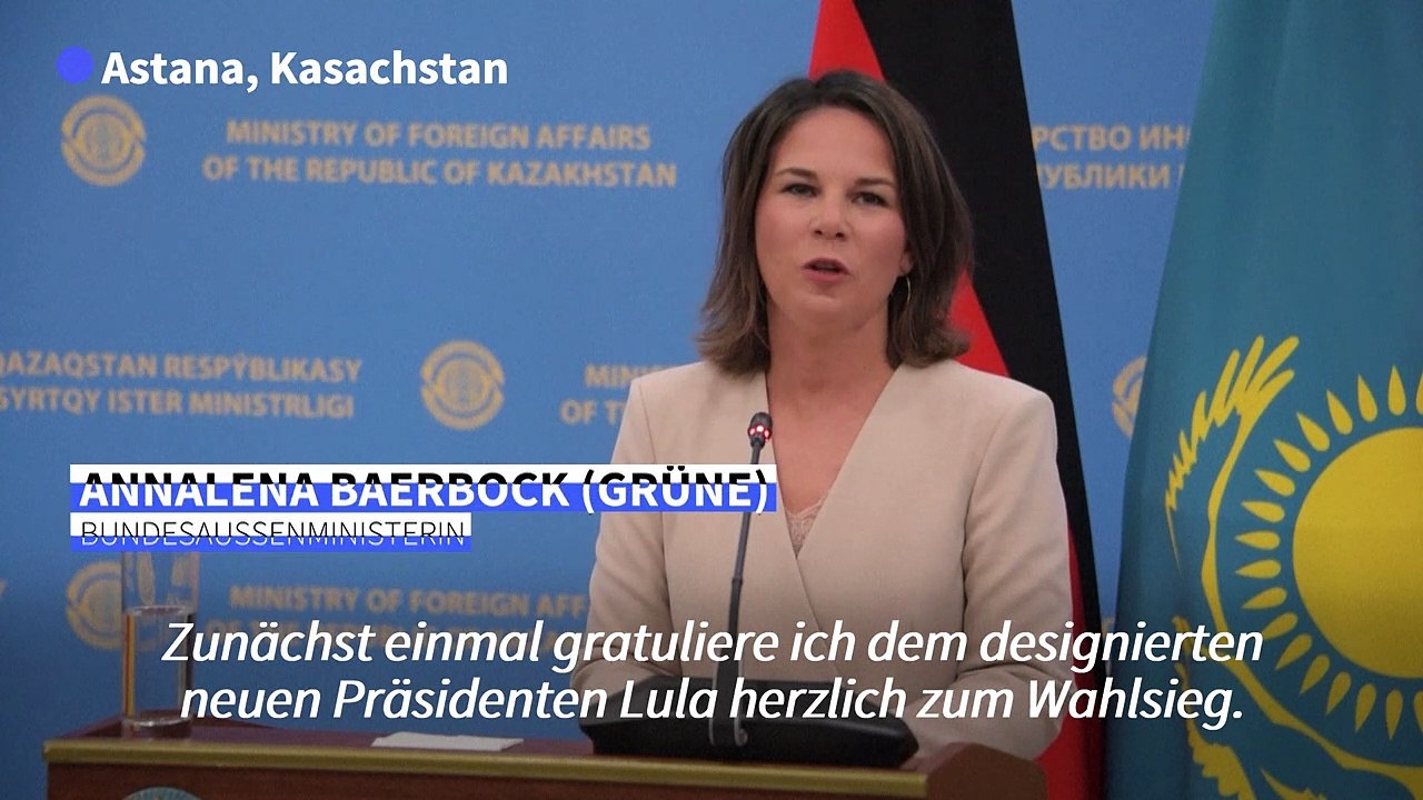 Baerbock: Demokratie ist 'größter Gewinner' der Wahl in Brasilien