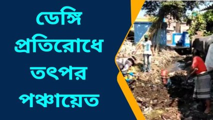 কুলপি: ডেঙ্গি প্রতিরোধে তৎপর পঞ্চায়েত, শুরু আবর্জনা পরিষ্কারের কাজ