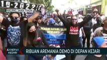 Ribuan Aremania Demo di Depan Kantor Kejari Tuntut Usut Tuntas
