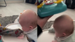 SUPER ATTENTIVE mom saves her 4-month-old boy from getting his head smashed by big bro