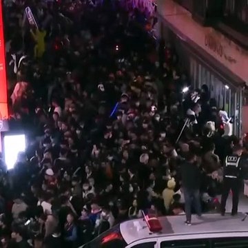 Halloween accident in Itaewon south Korea