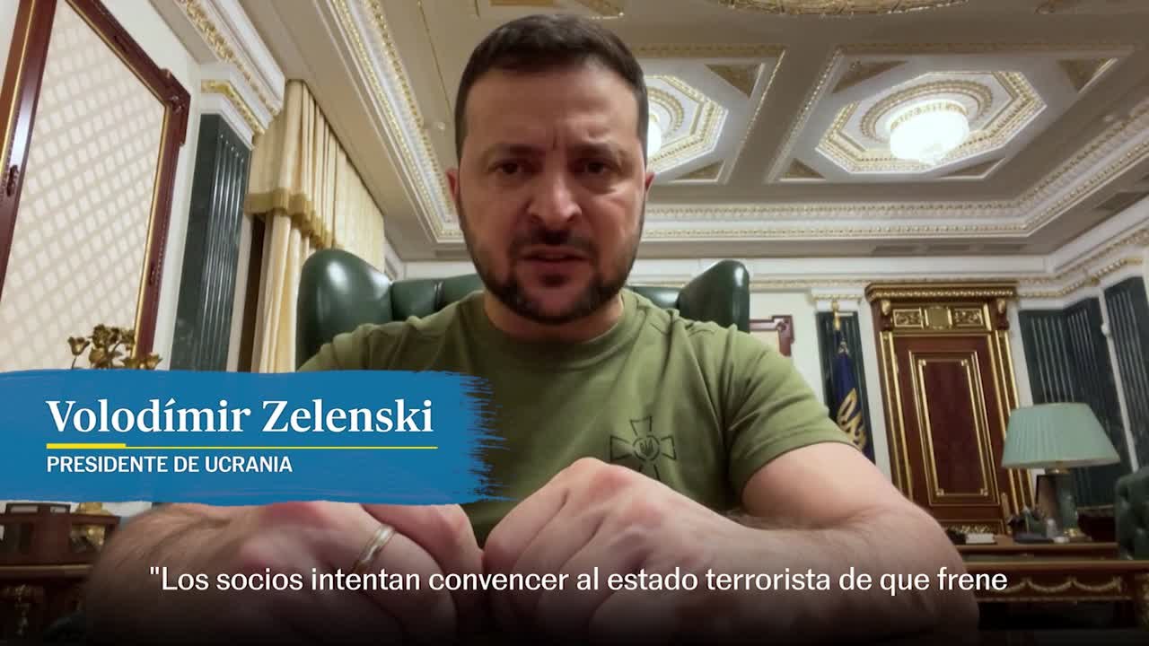 Zelenski acusa al Kremlin de chantajear al mundo “con el hambre”