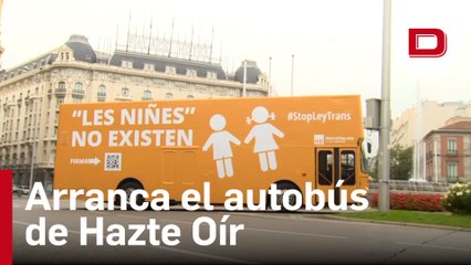 Un autobús de HazteOir denunciará las consecuencias de la ley trans