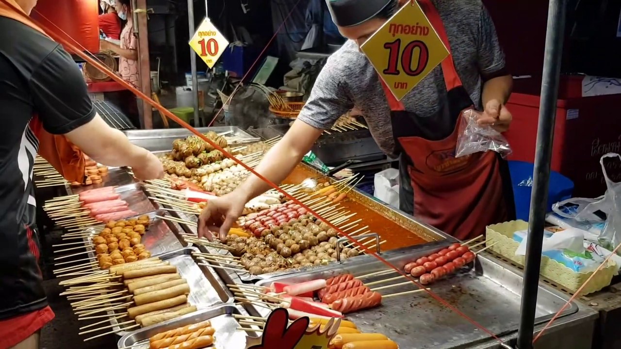 Colorful Jelly  Thailand Street Food  Hungry Bear