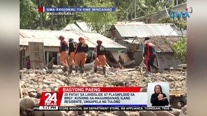Ilang tauhan ng PCG, mano-mano na ang ginagawang search at retrieval operation sa 5 taga-Brgy. Kusiong sa Maguindanao na nawawala | 24 Oras