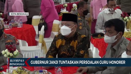 Gubernur Janji Tuntaskan Persoalan Guru Honorer Bengkulu