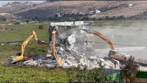 İsrail güçleri Batı Şeria'da Filistinlilere ait bir evi yıktı