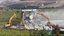 İsrail güçleri Batı Şeria'da Filistinlilere ait bir evi yıktı