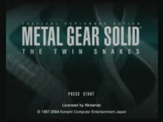 ingame Metal Gear Solid : The Twin Snakes