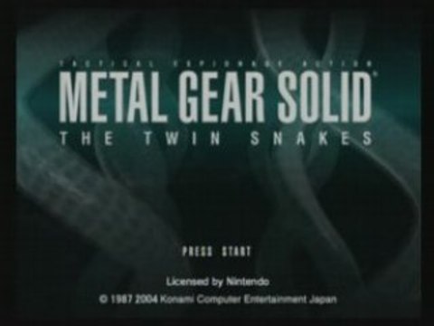 ingame Metal Gear Solid : The Twin Snakes
