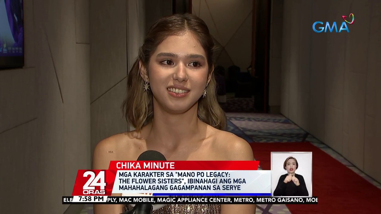 "Mano Po Legacy: The Flower Sisters", mapapanood na ngayong gabi, pagkatapos ng "Start-Up PH" | 24 Oras