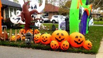 Halloween Yard decor display video | Haunted spooky creepy scary ghosts | Halloween special video