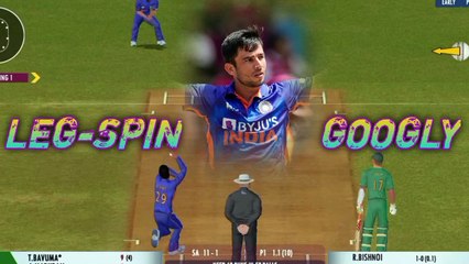 R.Bishnoi right arm leg spin bowling ❤️❤️❤️❤️