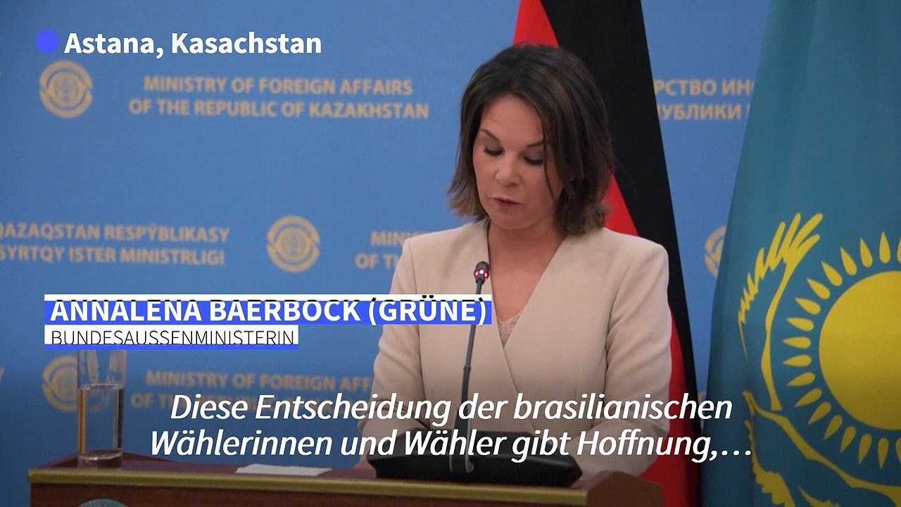 Baerbock: Wahlausgang in Brasilien gibt Hoffnung für Amazonas-Regenwald