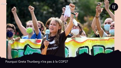 "Greenwashing" : pourquoi Greta Thunberg n'ira pas à la COP27