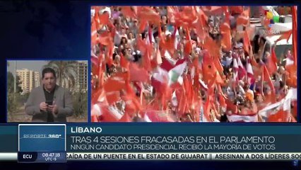 Vacío de poder presidencial acentúa crisis política en Líbano