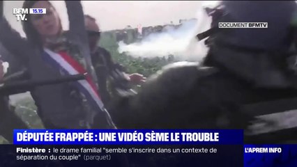 Députée frappée lors de la manifestation de Sainte-Soline: une vidéo sème le trouble
