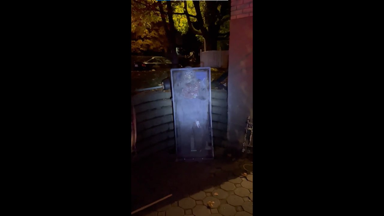 Une scène de peur sur la rue Verdi