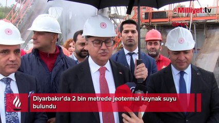 Diyarbakır’da jeotermal kaynak suyu bulundu