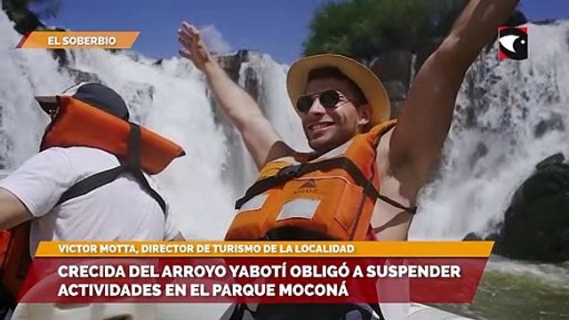 Crecida del arroyo yabotí obligó a suspender actividades en el parque moconá