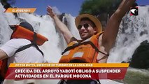 Crecida del arroyo yabotí obligó a suspender actividades en el parque moconá