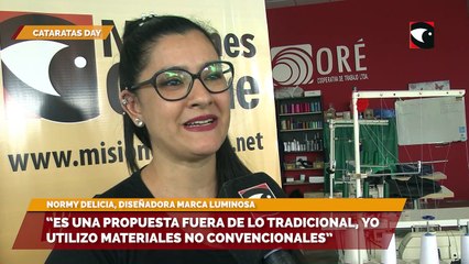 “Es una propuesta fuera de lo tradicional, yo utilizo materiales no convencionales”