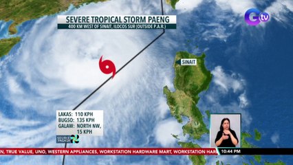 Bagyong Paeng, nakalabas na ng PAR; TS Queenie, inaasahang lalapit sa bahagi ng CARAGA o Eastern Visayas sa Miyerkules | SONA