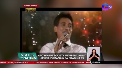 Apo Hiking Society member Danny Javier, pumanaw sa edad na 75 | SONA