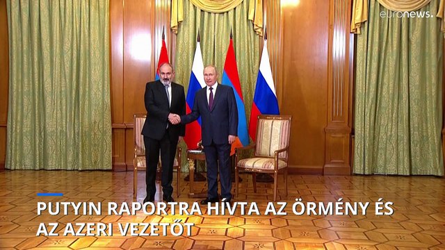 Putyin raportra hívta az örmény és az azeri vezetőt