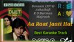 Aa Raat Jaati Hai | Mohammed Rafi & Asha Bhosle | Karaoke by Sandeep Jain