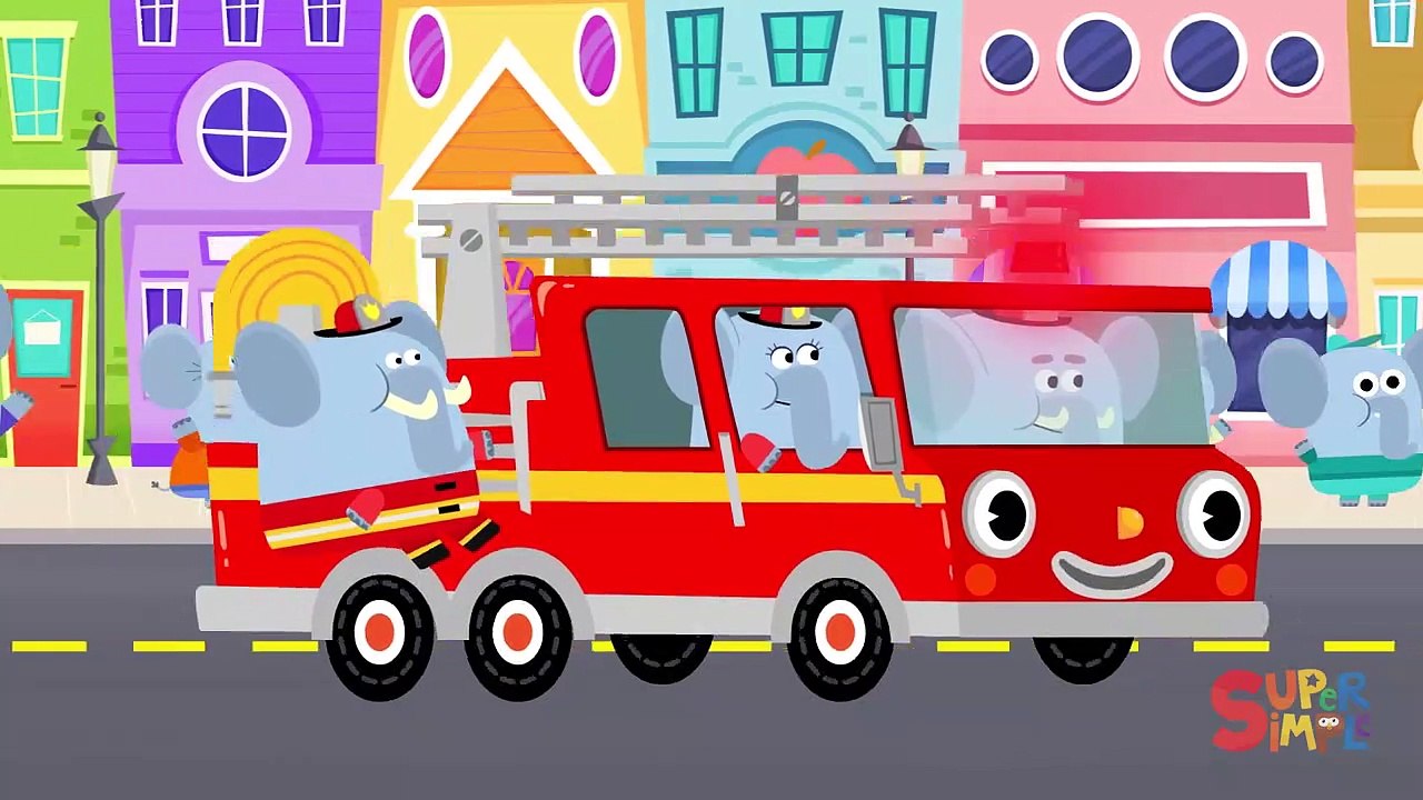 Here Comes The Fire Truck Kids Songs Super Simple Songs
