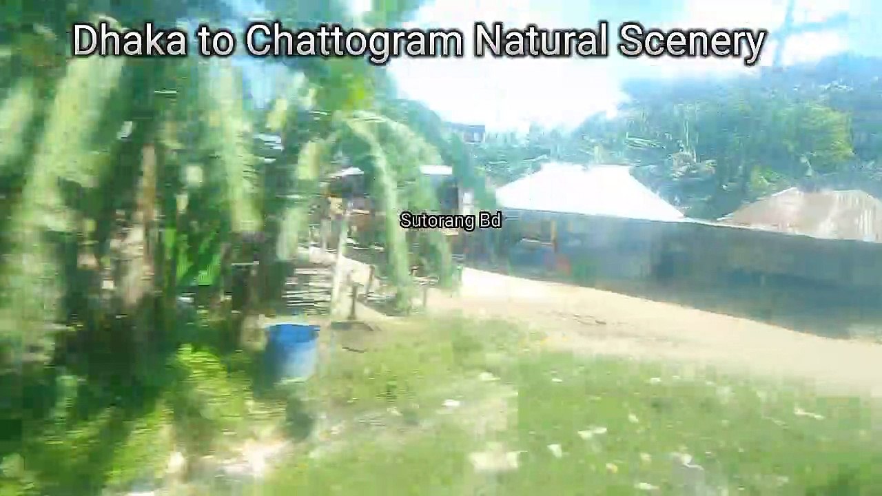 Dhaka to Chattogram natural Scenery Journey By Train - video Dailymotion