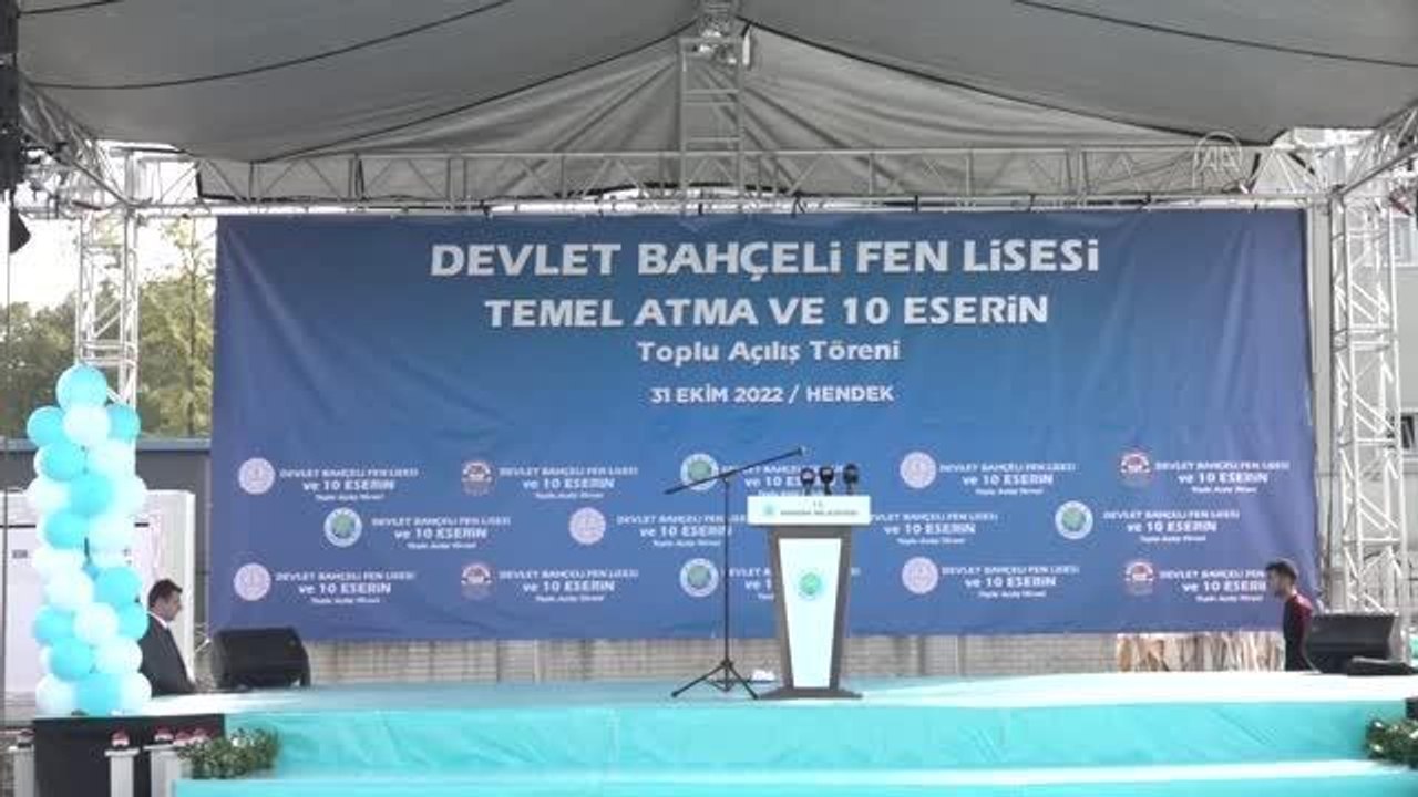 MHP'li Durmaz, Devlet Bahçeli Fen Lisesi Temel Atma Töreni'nde konuştu