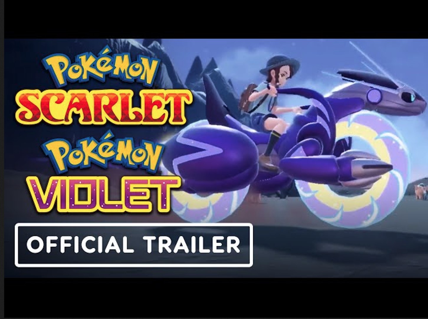 Pokémon Scarlet & Pokémon Violet – Launch Trailer – Nintendo Switch - video  Dailymotion