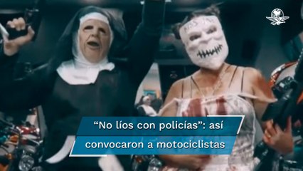 “Rodada del Terror” provocó caos vial en Paseo de la Reforma