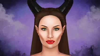 Halloween Makeup tutorial Animation