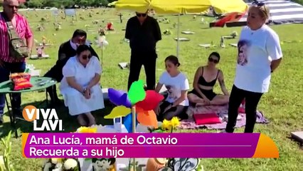 Familia de Octvio Ocaña visitan panteón tras aniversario luctuoso del actor