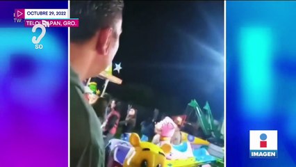 Desplome de juego mecánico en Guerrero deja más de 20 heridos