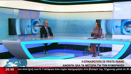 Ο Κυβερνητικός Εκπρόσωπος, Γιάννης Οικονόμου, στο STAR