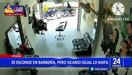 Piura: Sicario acribilla a barbero extranjero a plena luz del día