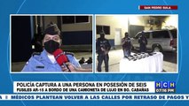 Capturan a un hombre con cargamento de armas de guerra en Cortés