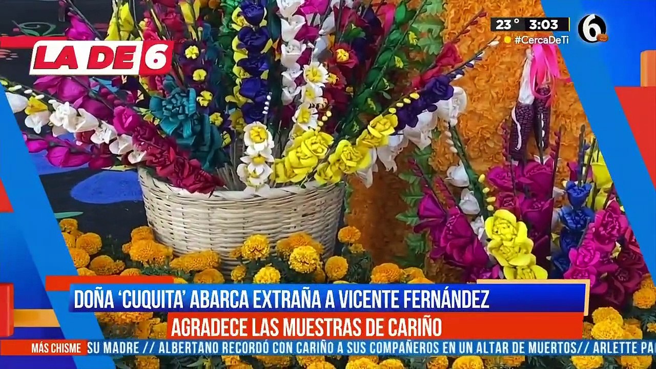 Doña 'Cuquita' rompe el silencio sobre las infidelidades de Vicente Fernández