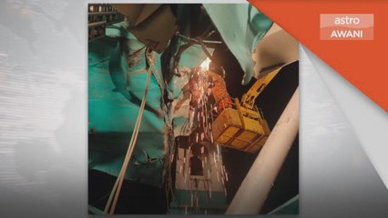 Kren Runtuh | Dua maut seorang cedera