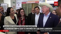 Ken Salazar junto con Carmen Canturosas acuerdan impulsar la economía en los dos Laredos