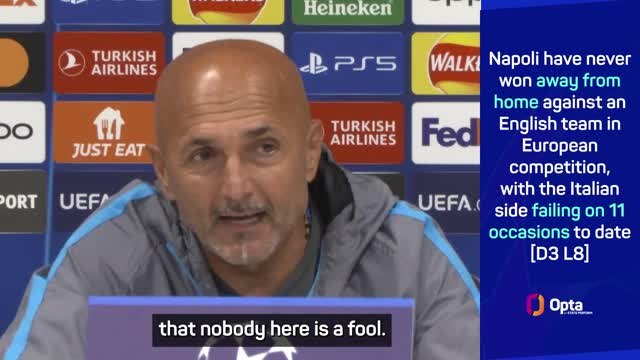 'Napoli are no fools' - Spalletti laughs off Klopp downplaying Liverpool