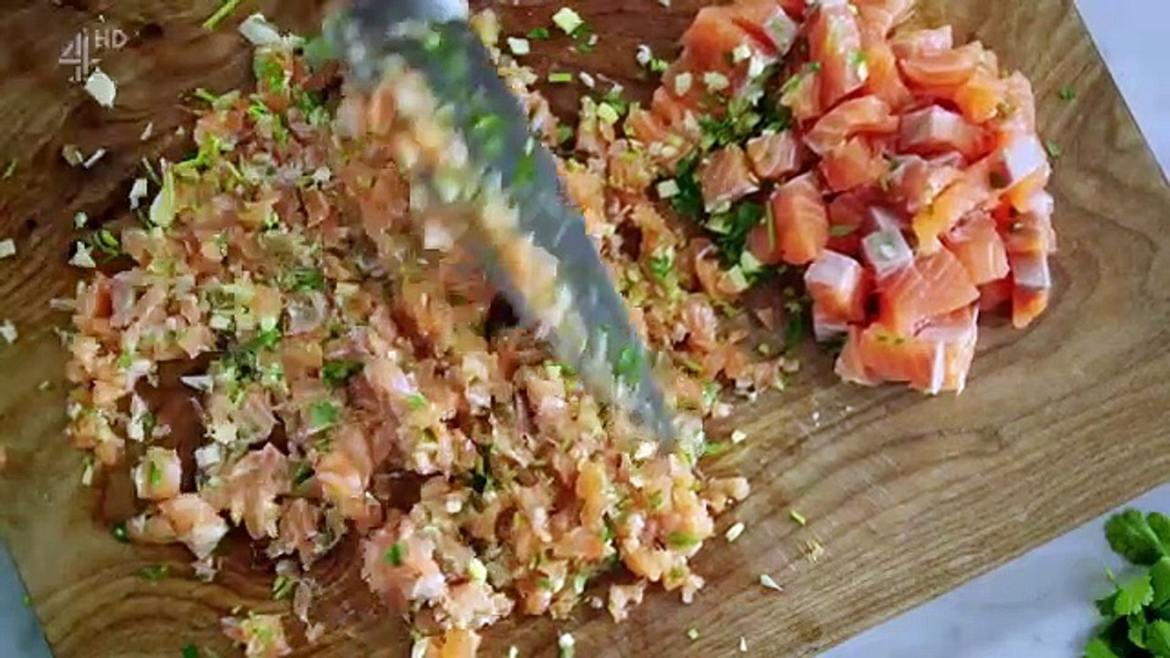 Jamie's quick and easy food - se1 - ep03 - fishcakes, linguine, lamb chops, chocolate mousse hd watch hd deutsch