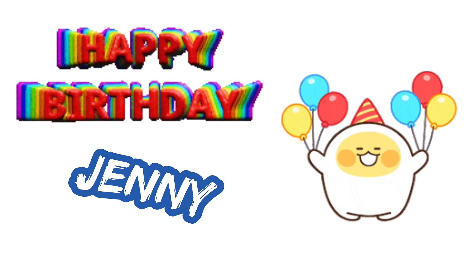 Happy birthday jenny gif