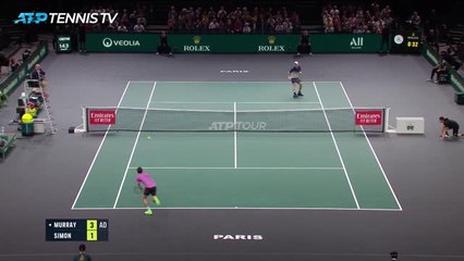 Simon fights back to defeat Murray in Paris Masters